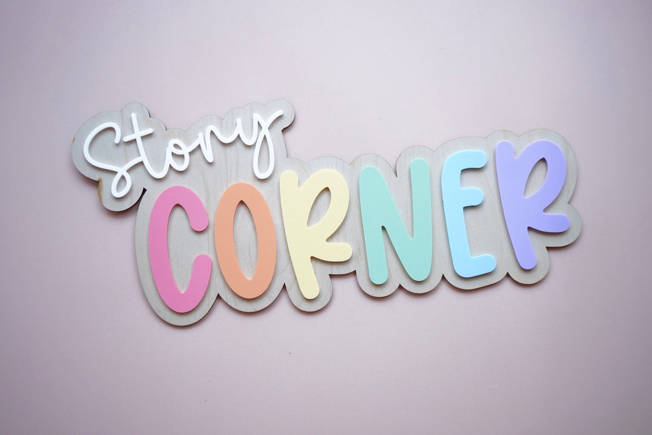 Story Corner - Decorative Sign