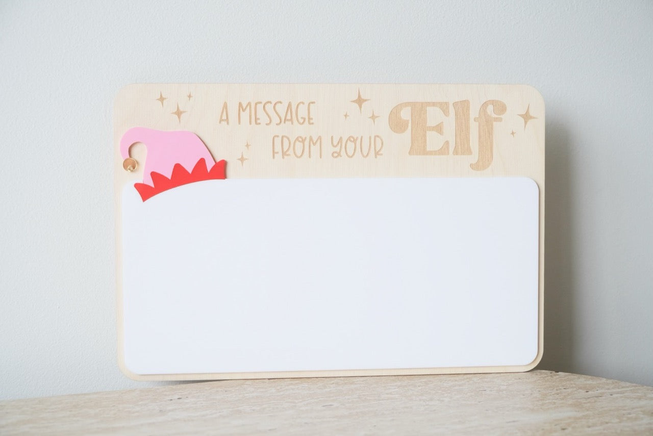 Elf on the Shelf - Whiteboard