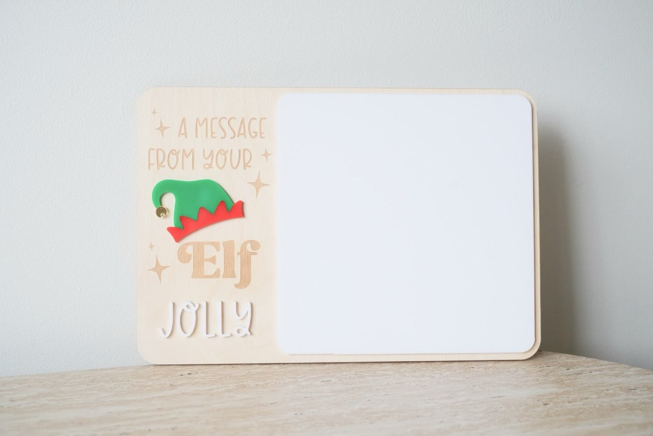 Elf on the Shelf - Whiteboard